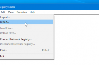 windows 10 backup registry