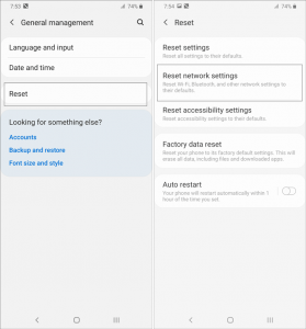 How to reset network settings on Android, Samsung, MIUI