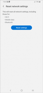 How to reset network settings on Android, Samsung, MIUI