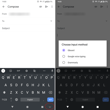 grammarly on android